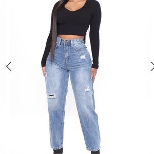 Denim Distressed Jean